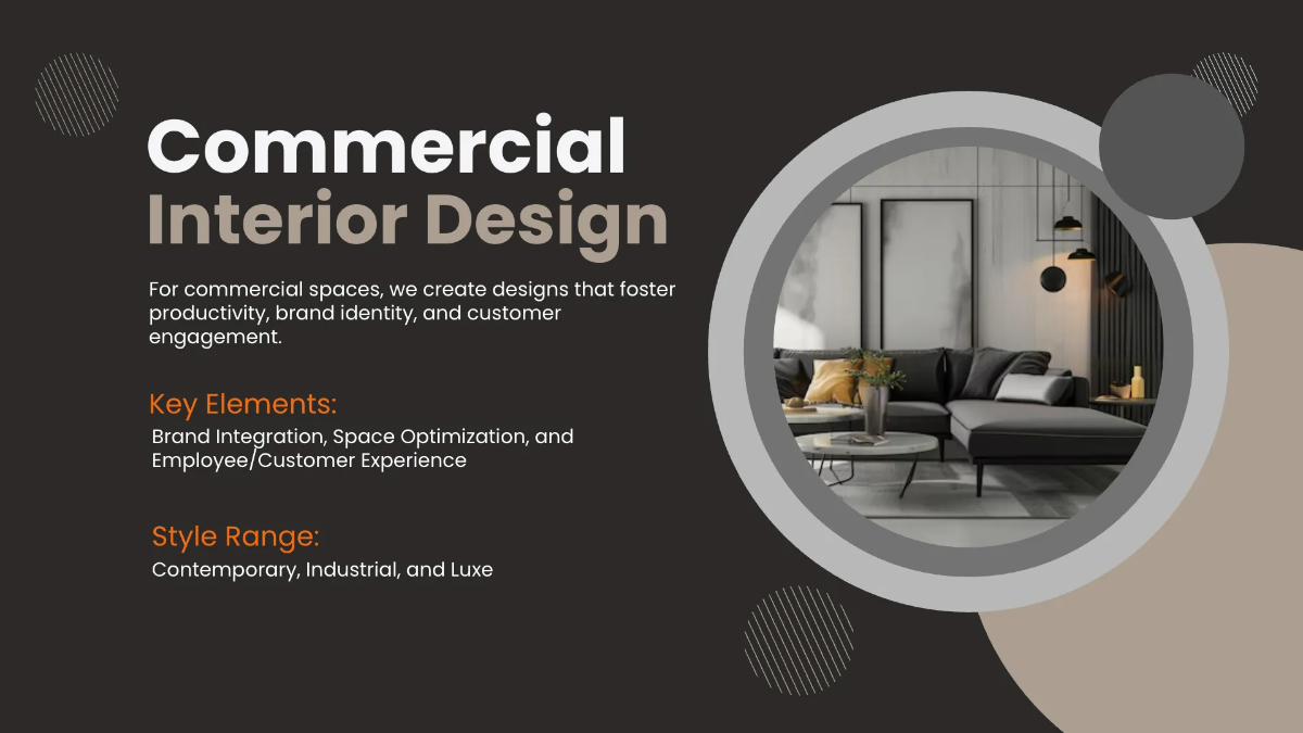 Free Interior Design Visual Presentation Template to Edit Online