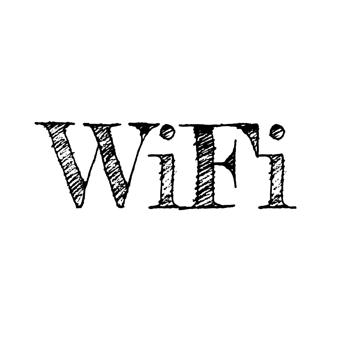 Hand-Drawn WiFi Clipart