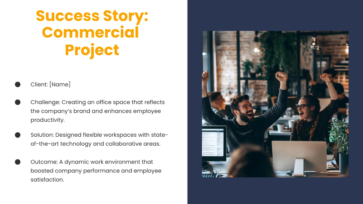 Free Architecture Firm Client Presentation Template to Edit Online