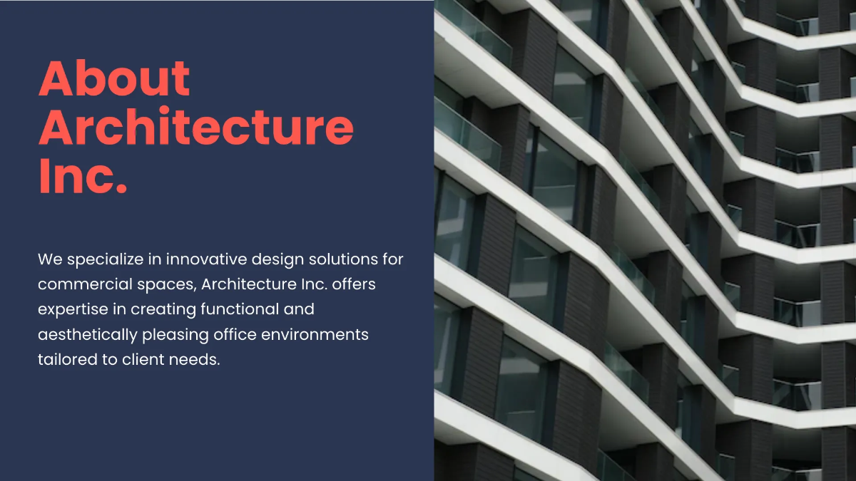 Free Architecture Firm Proposal Presentation Template to Edit Online