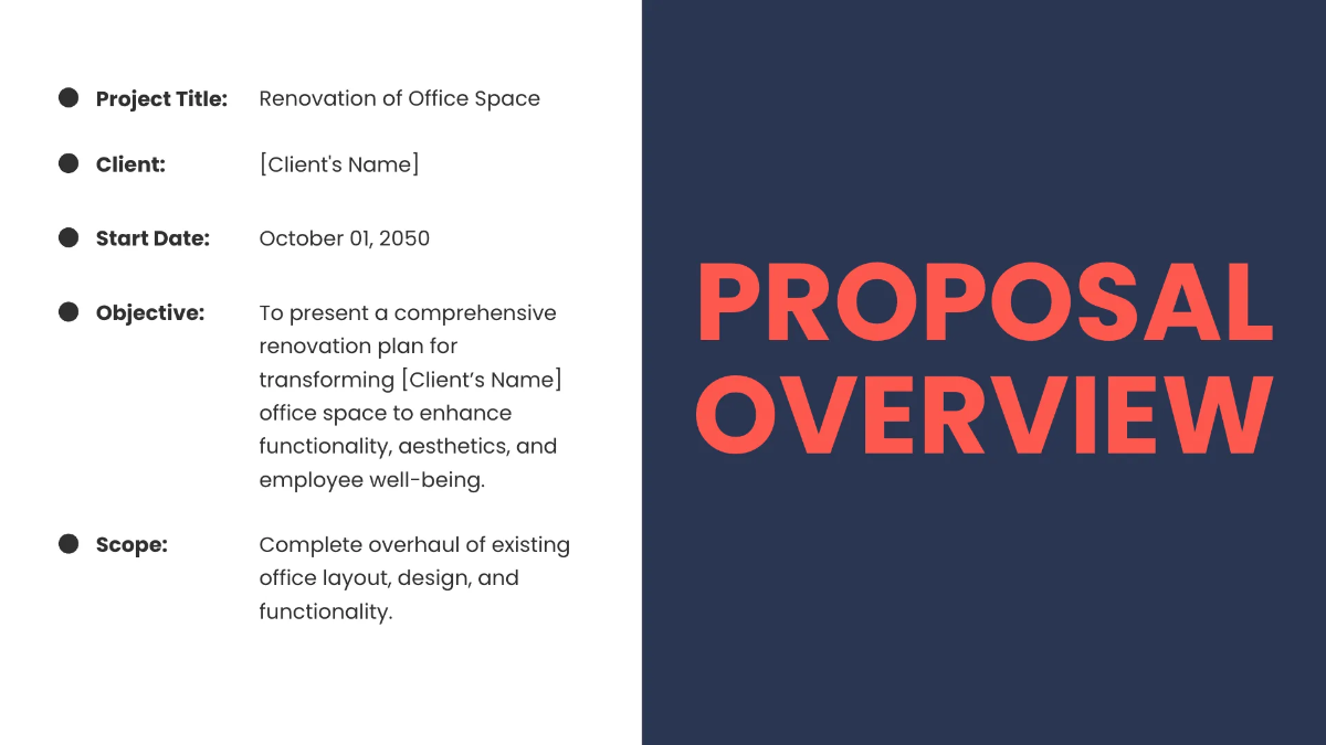 Free Architecture Firm Proposal Presentation Template to Edit Online