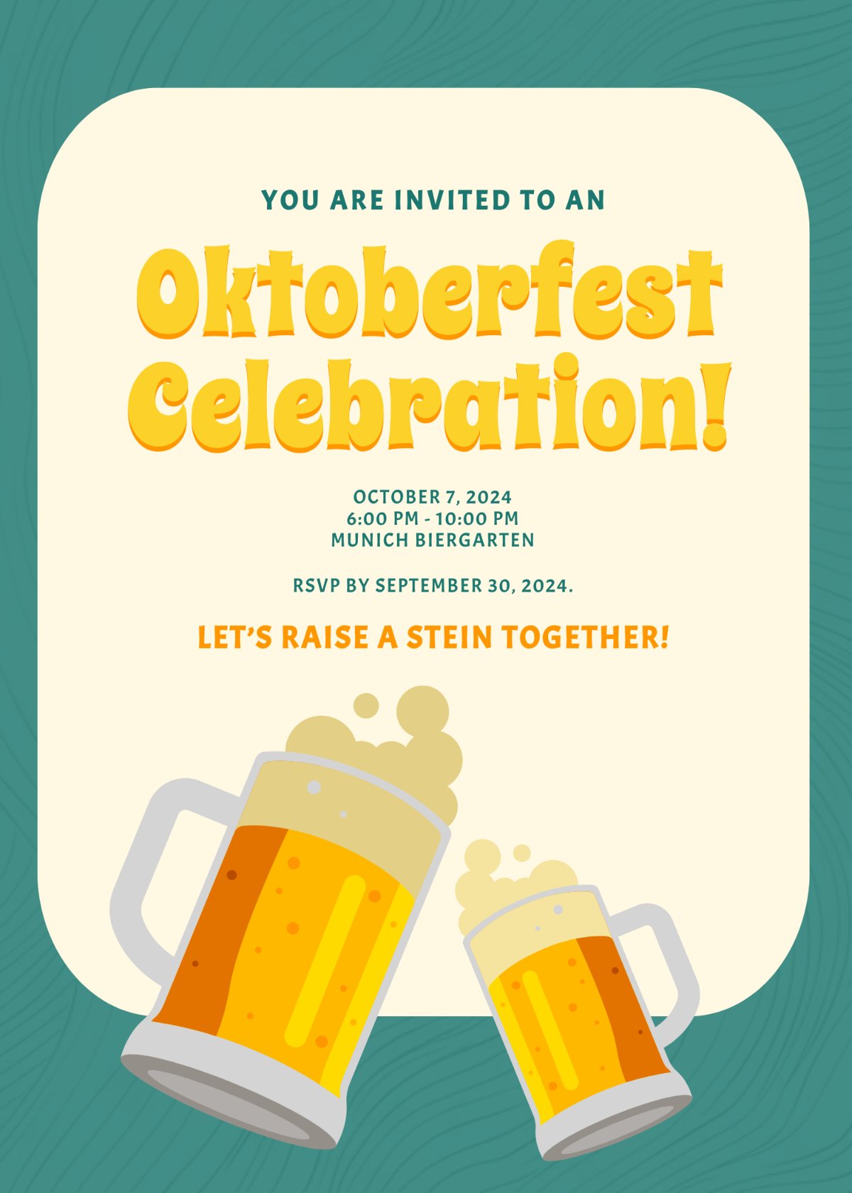 Oktoberfest Invitation