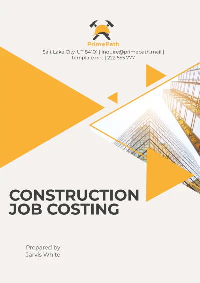Free Construction Job Costing Template to Edit Online | Template.net to Edit Online