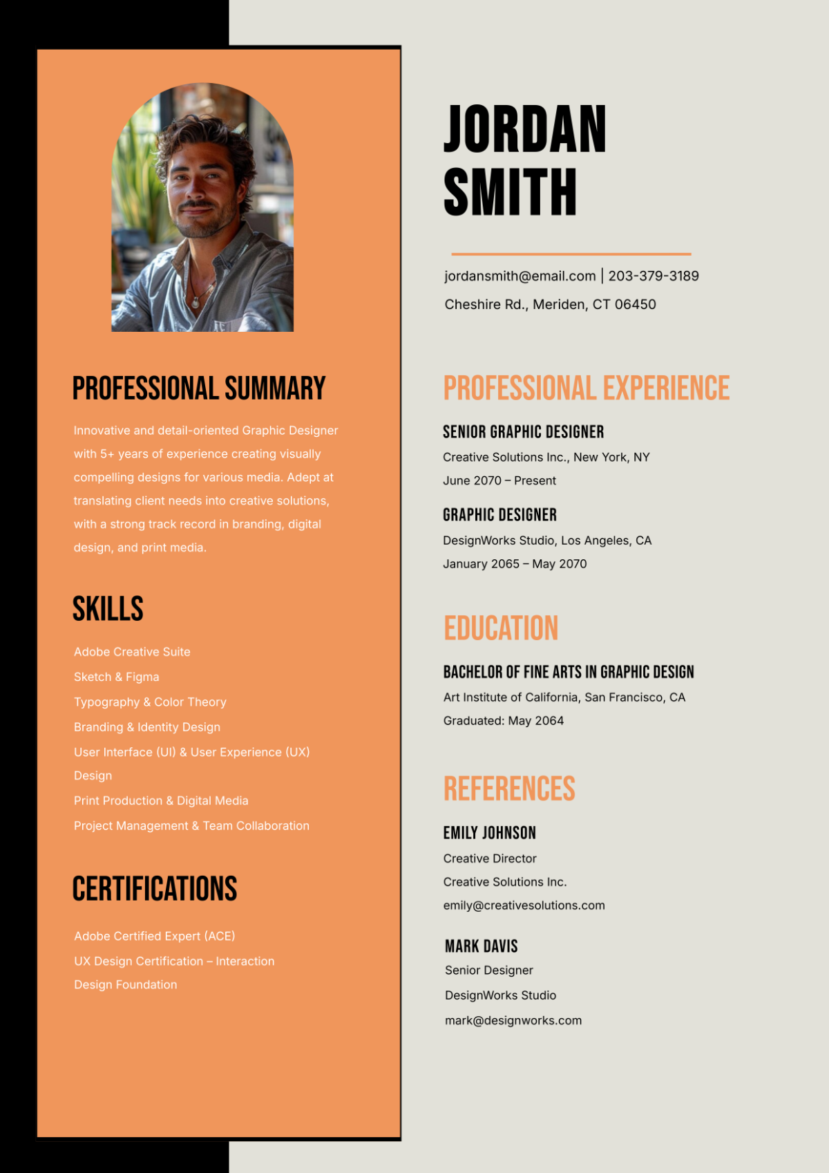 Polished Resume Design Template