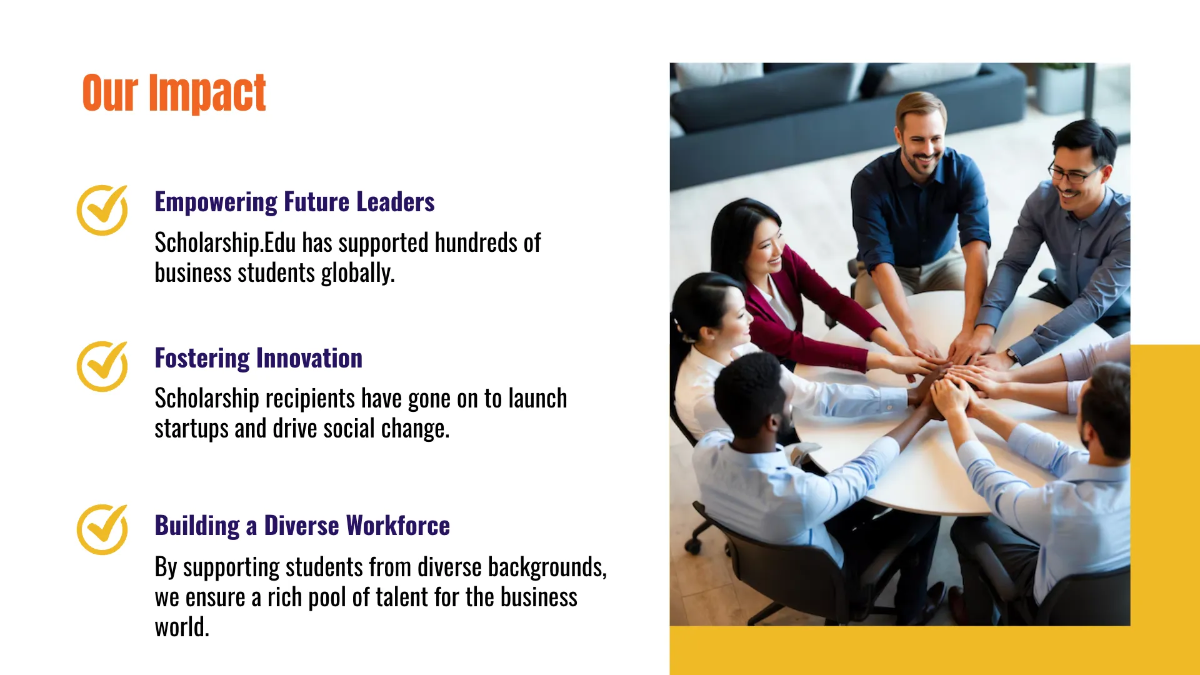 Free Scholarship Presentation Template to Edit Online