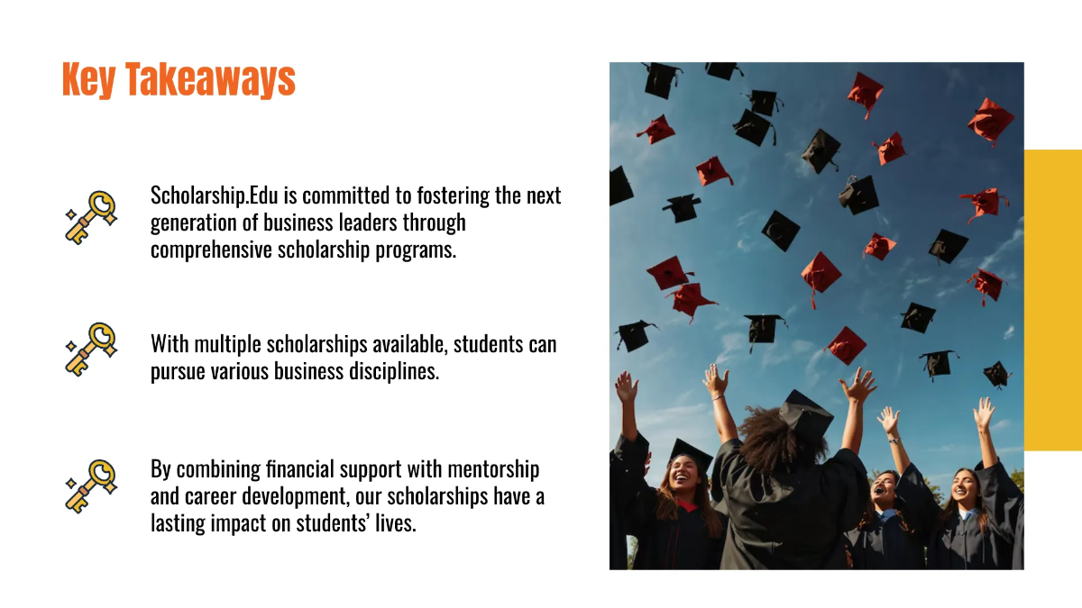 Free Scholarship Presentation Template to Edit Online