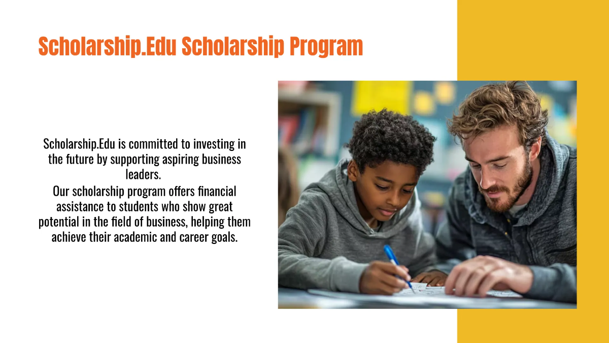 Free Scholarship Presentation Template to Edit Online