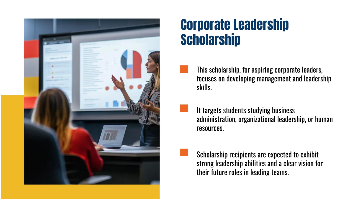 Free Scholarship Presentation Template to Edit Online