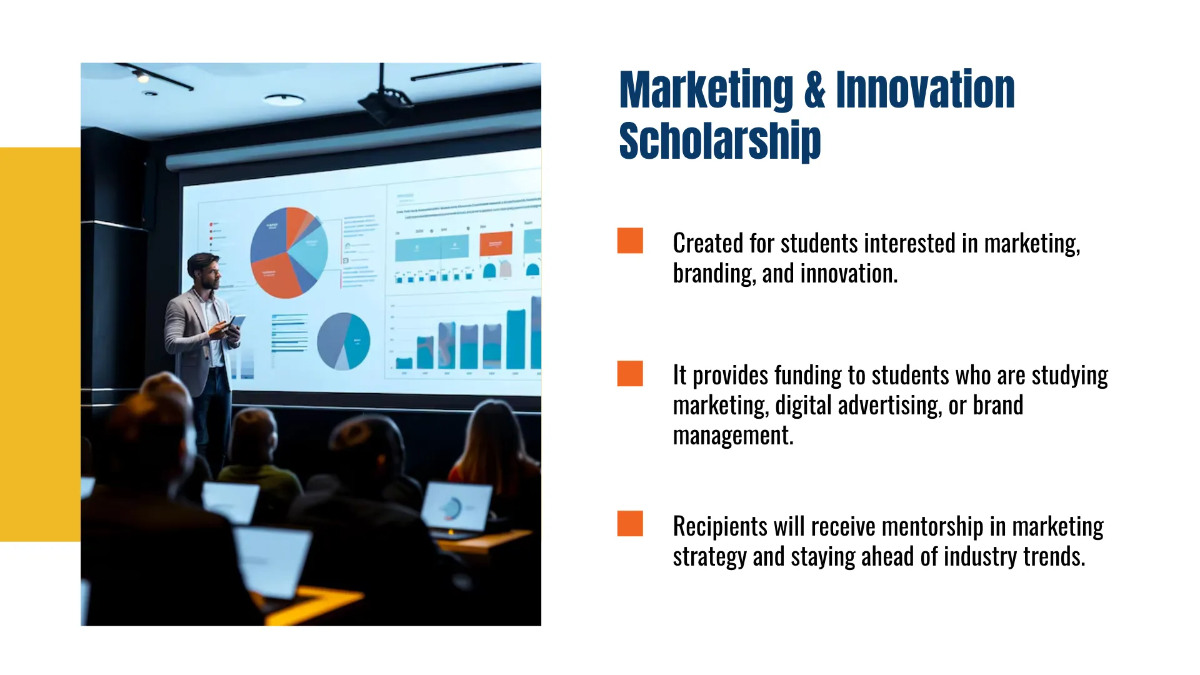 Free Scholarship Presentation Template to Edit Online