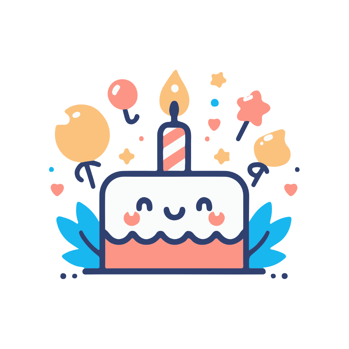 Simple Happy Birthday Clipart