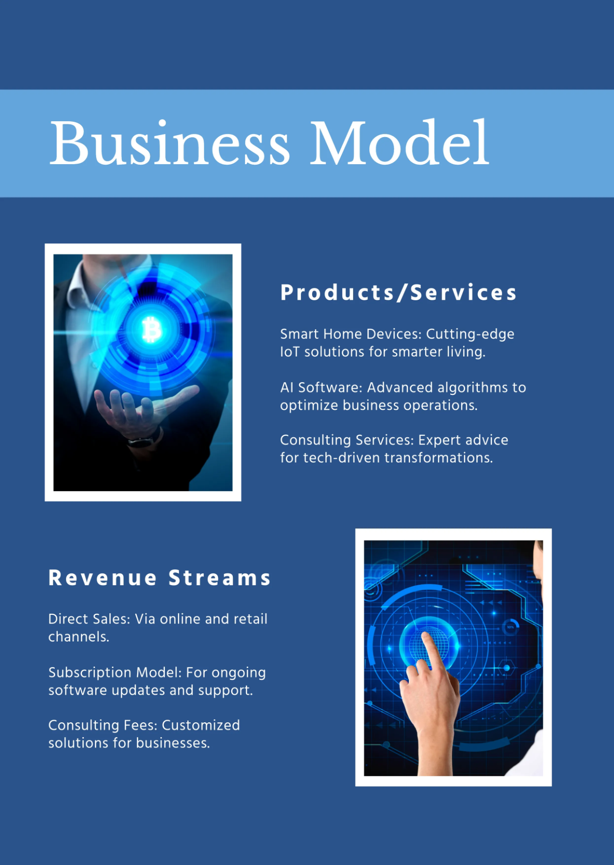Free Aesthetic Startup Business Profile Template to Edit Online