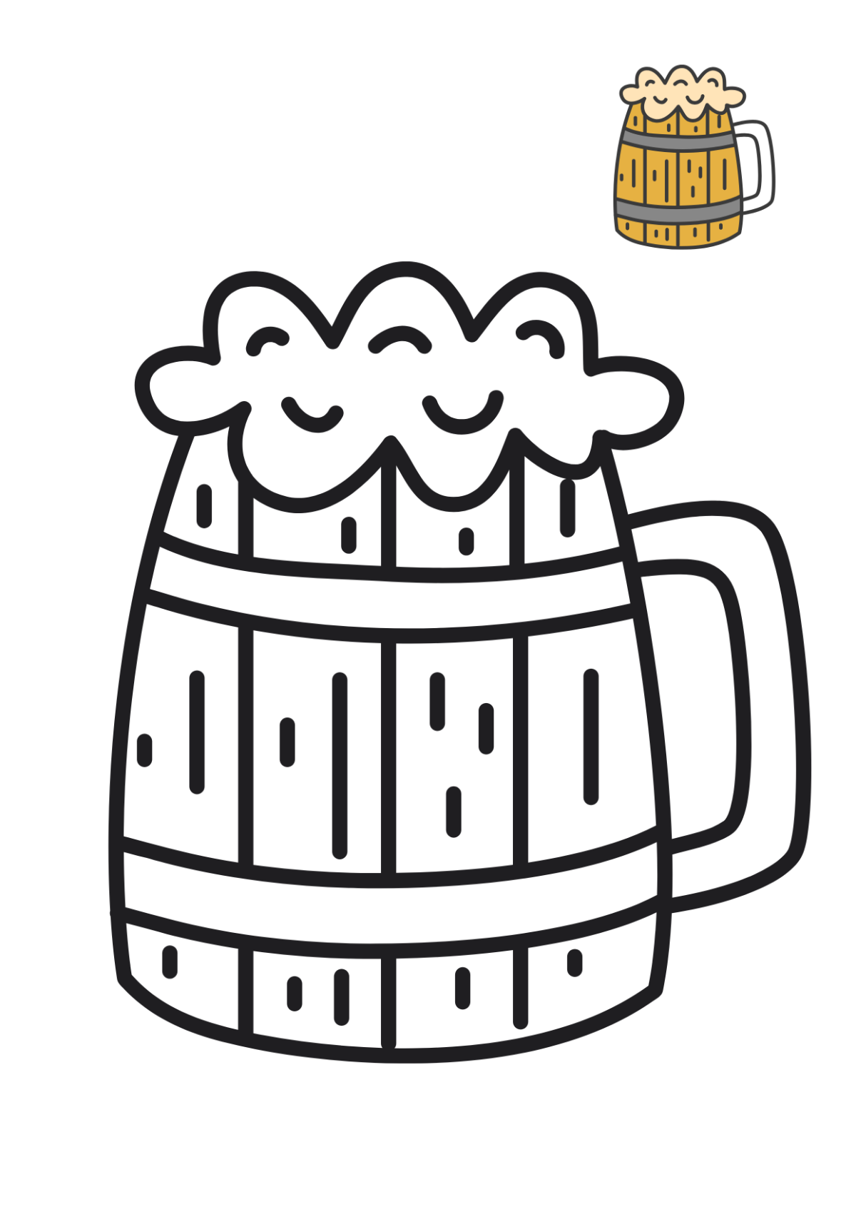 Oktoberfest Drawing Template - Edit Online & Download