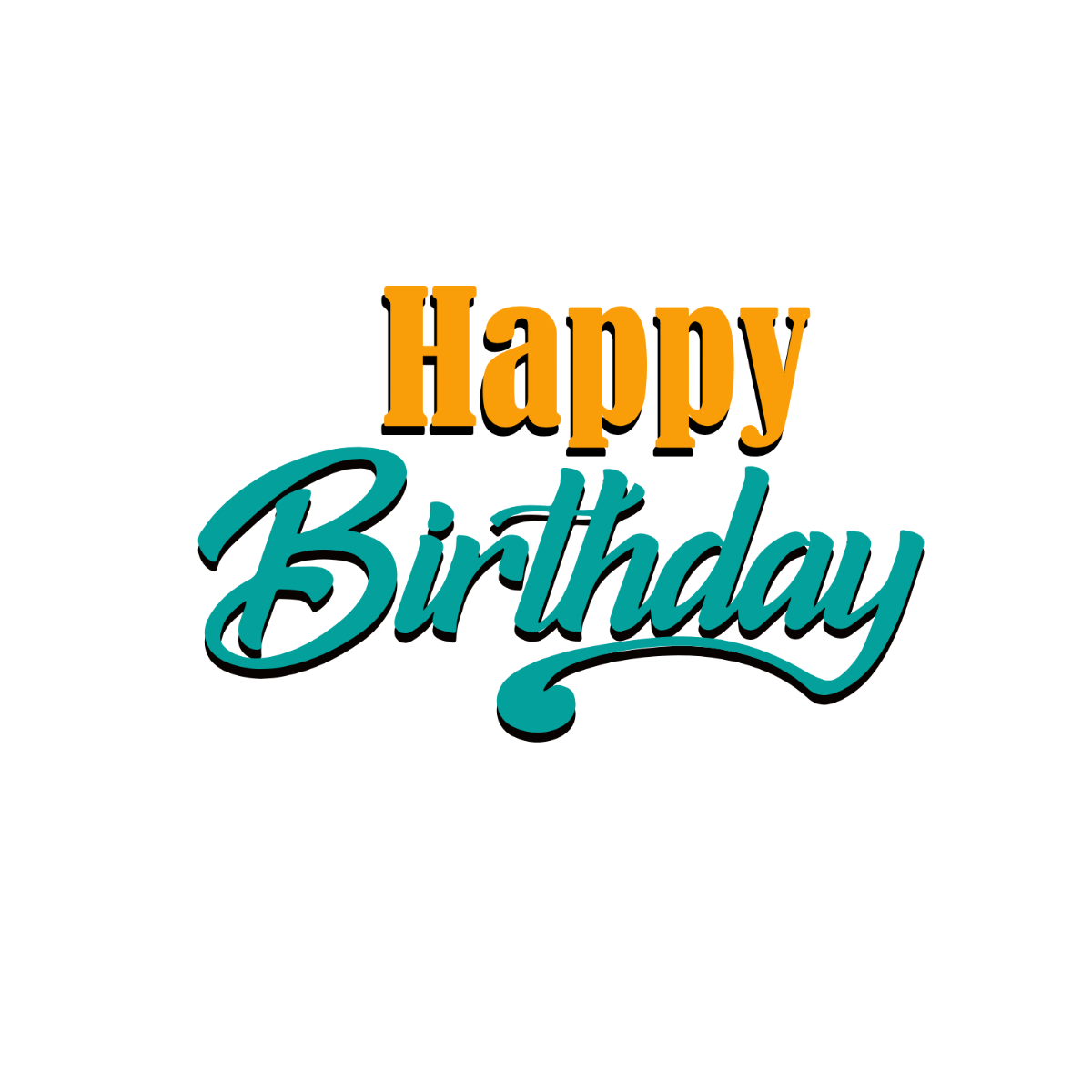 Transparent Happy Birthday Clipart- Edit Online | Template.net