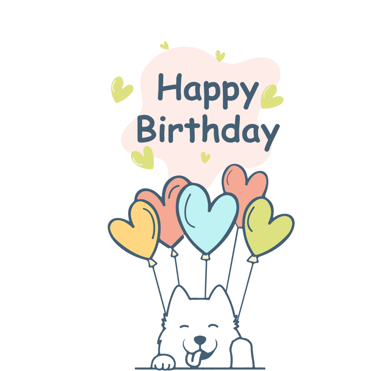 Cute Happy Birthday Clipart