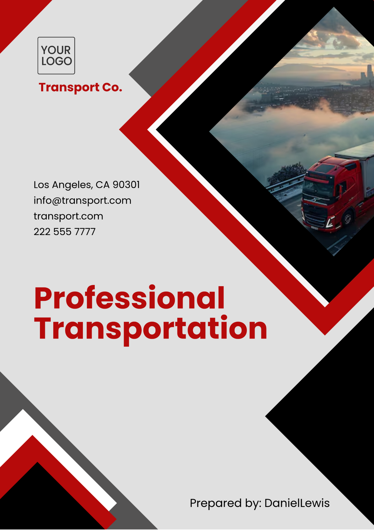 Transport Accident Report Template