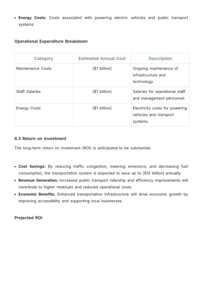 Free Transport Proposal Template to Edit Online