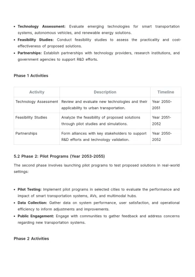 Free Transport Proposal Template to Edit Online