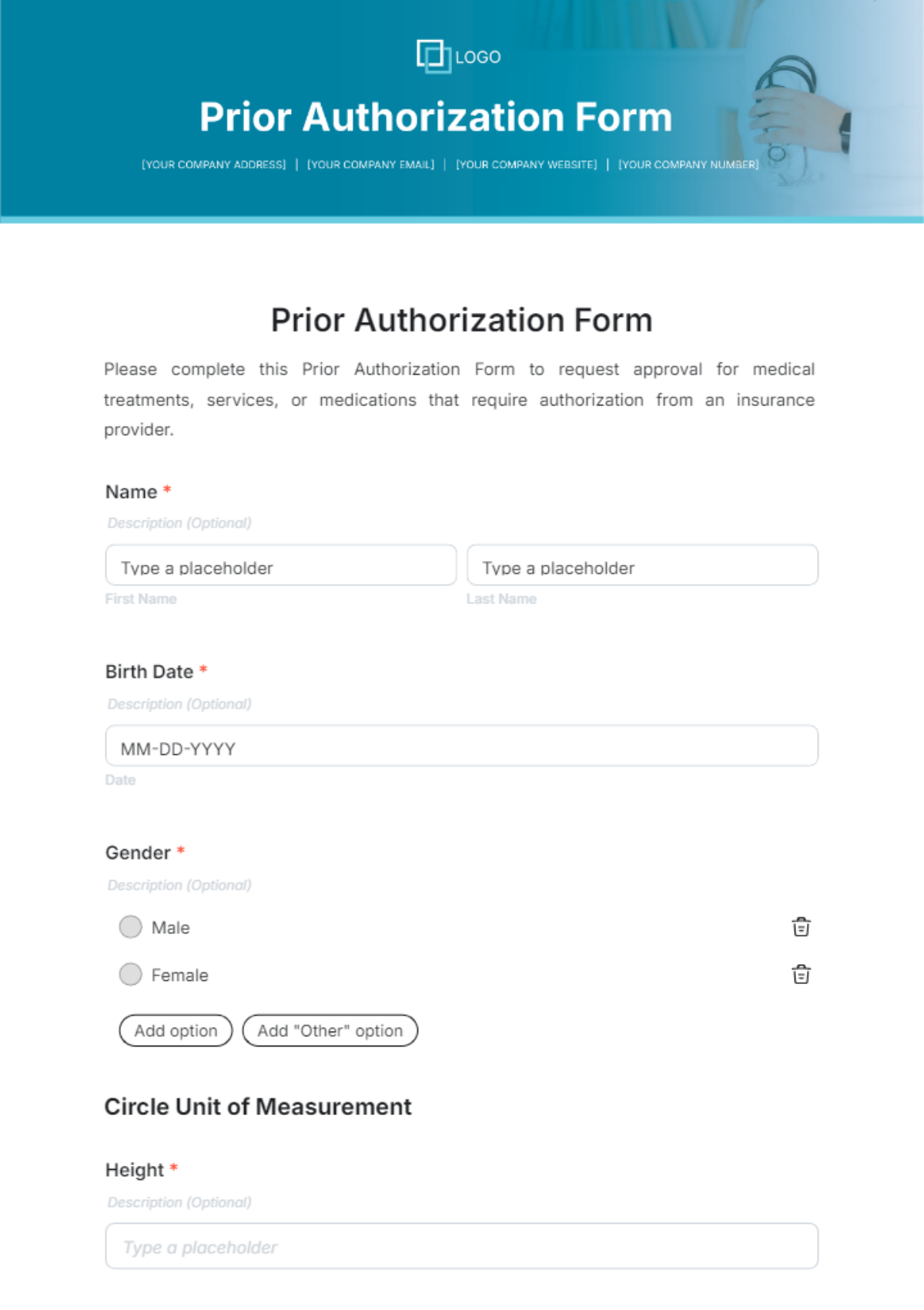 Free Return Authorization Form Template to Edit Online