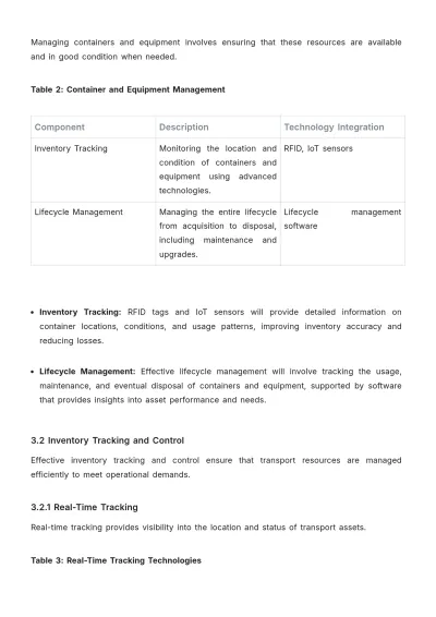 Free Transport Inventory Management Template to Edit Online