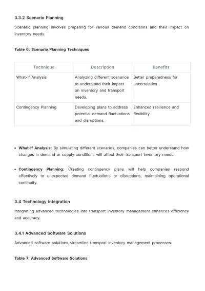 Free Transport Inventory Management Template to Edit Online