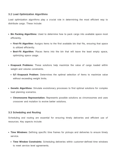 Free Transport Load Planning Template to Edit Online