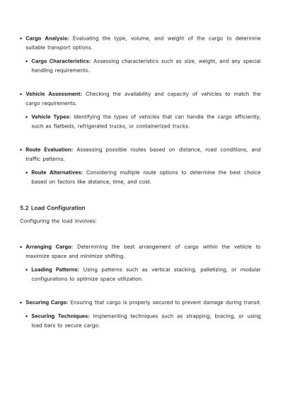 Free Transport Load Planning Template to Edit Online