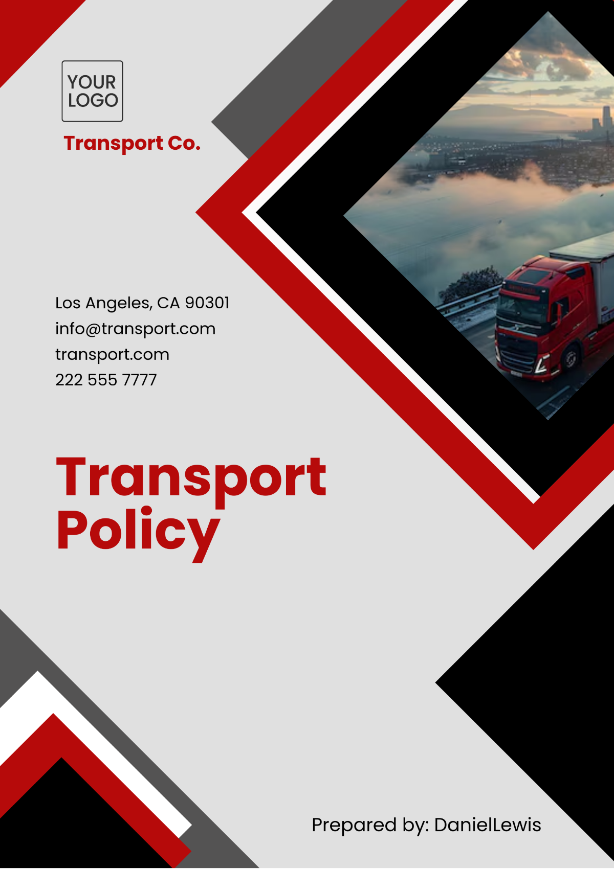 Transport Policy Template