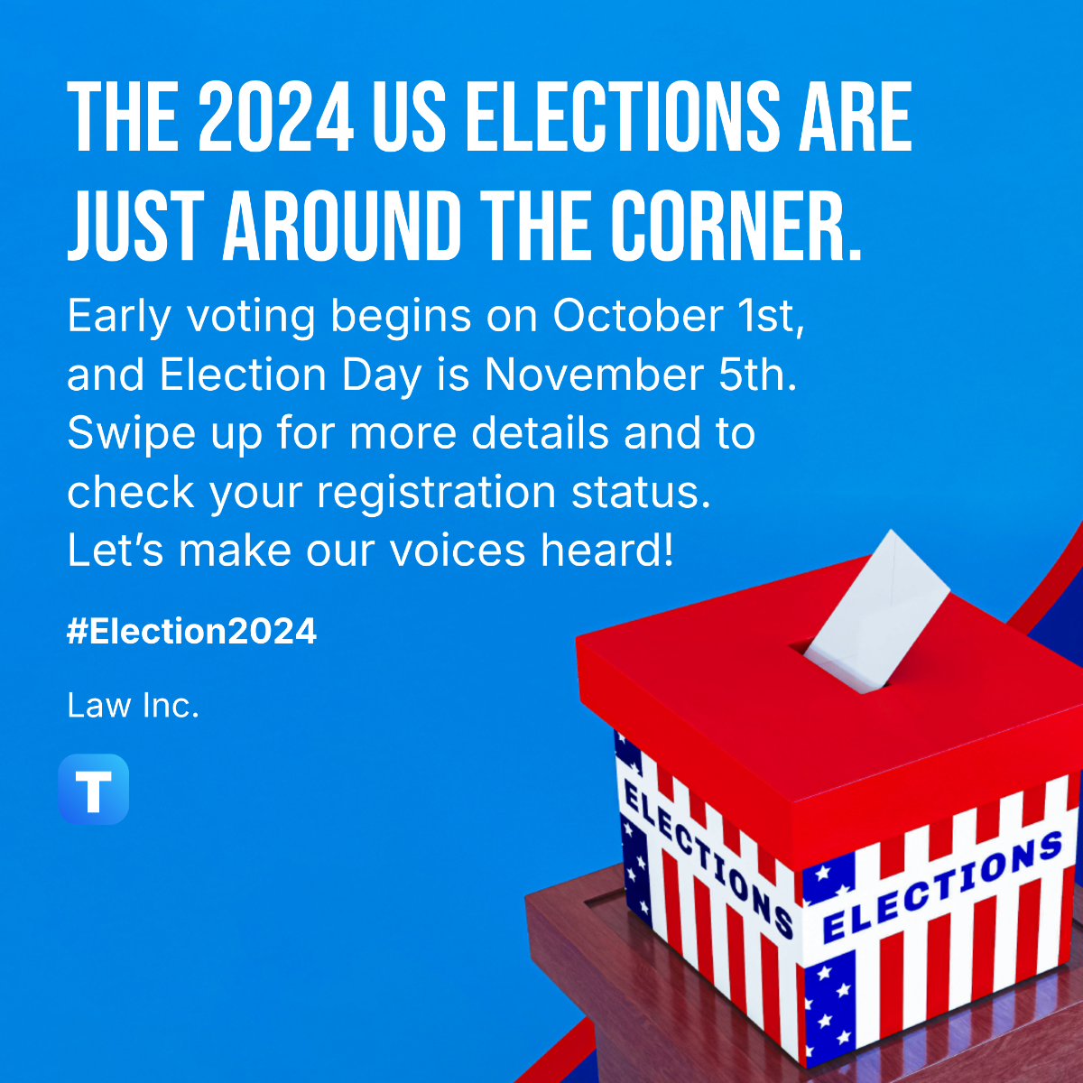 US Elections Instagram Post Template - Edit Online & Download