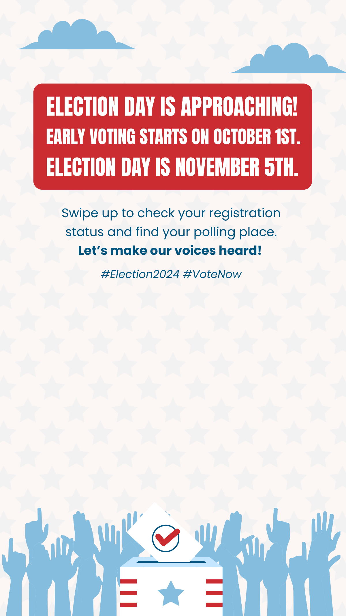 US Elections Instagram Story Template - Edit Online & Download