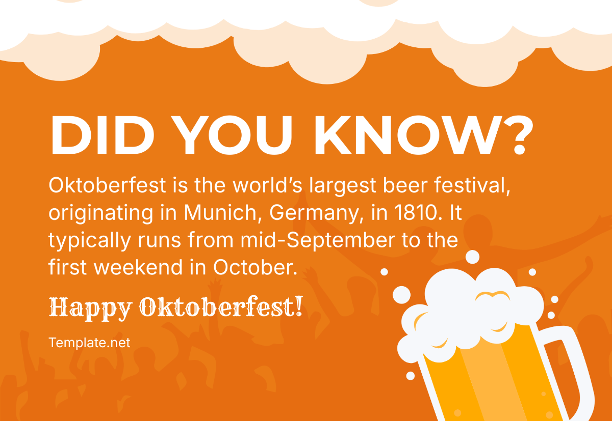 What and When is Oktoberfest? Template - Edit Online & Download