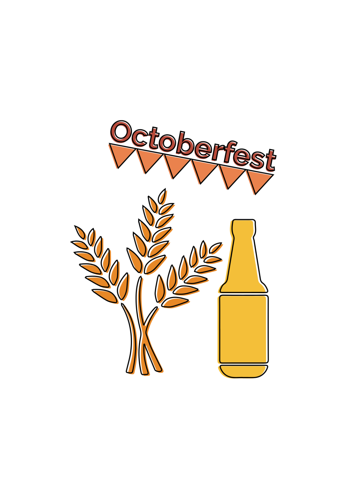 Oktoberfest Stencil