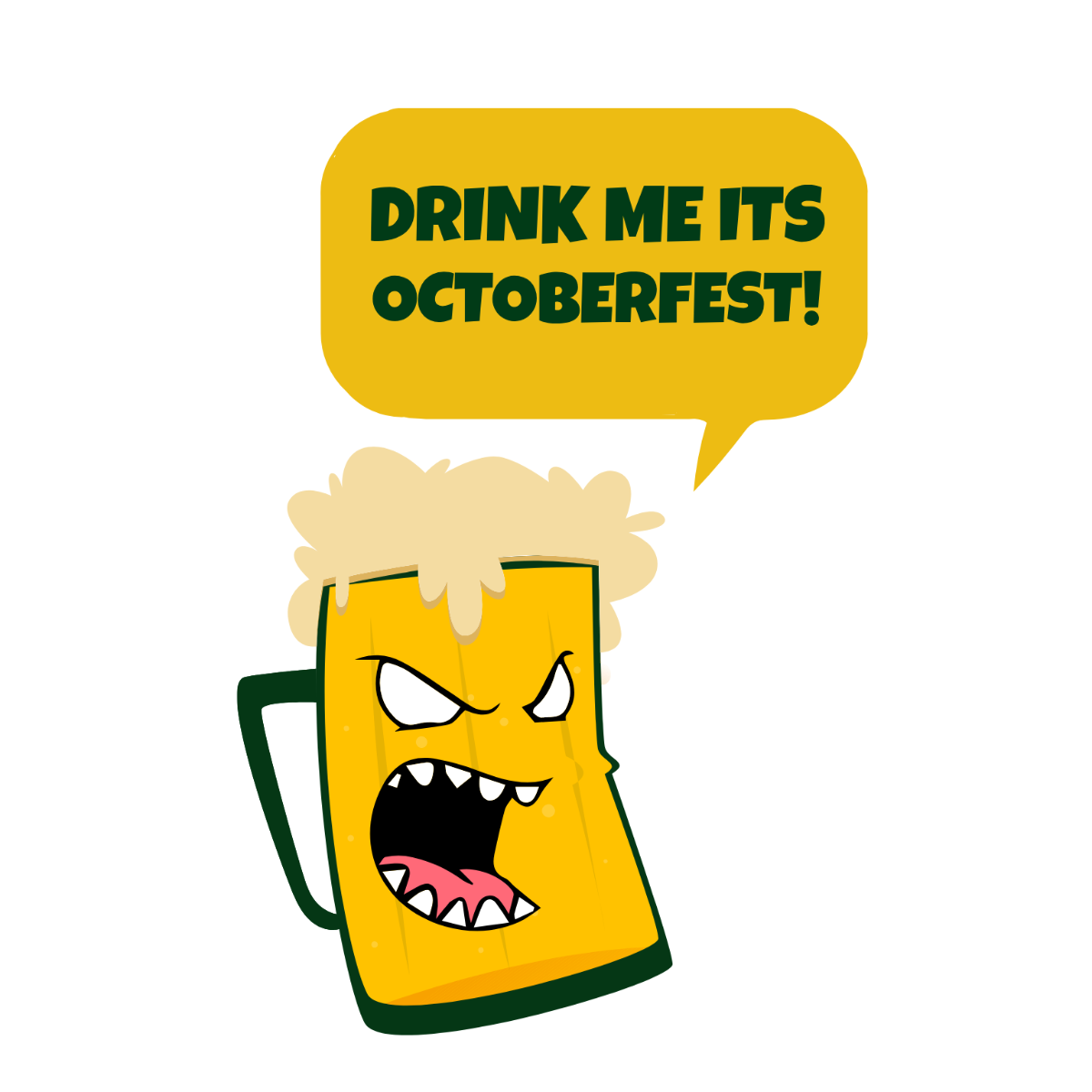 Funny Oktoberfest Clipart