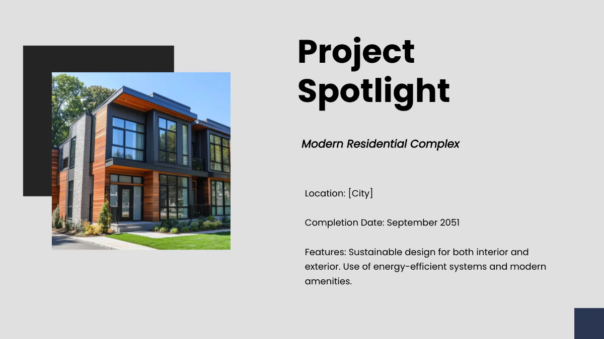 Free Architecture Presentation Template to Edit Online