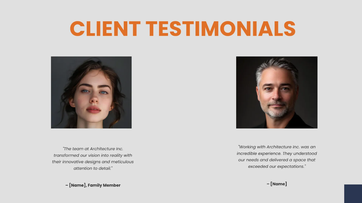 Free Architecture Presentation Template to Edit Online