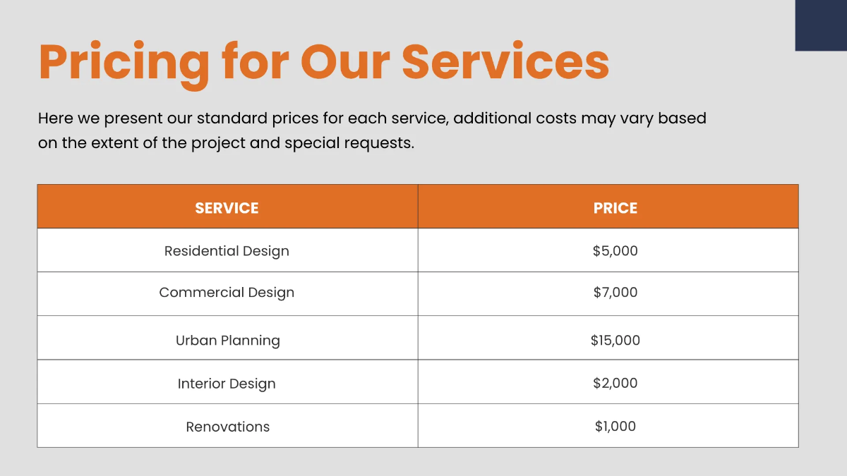 Free Architecture Presentation Template to Edit Online