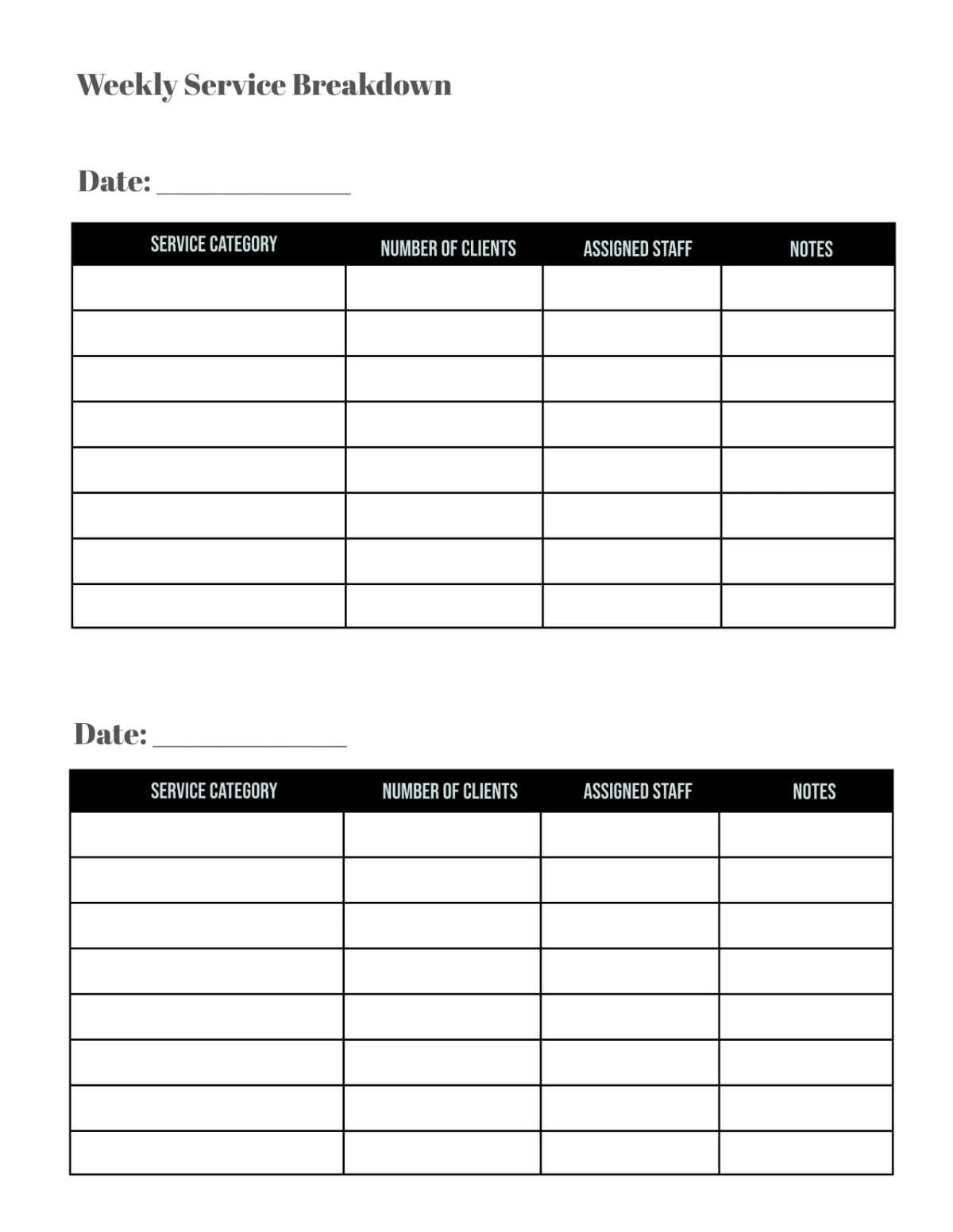 Free Beauty Salon Planner Template to Edit Online