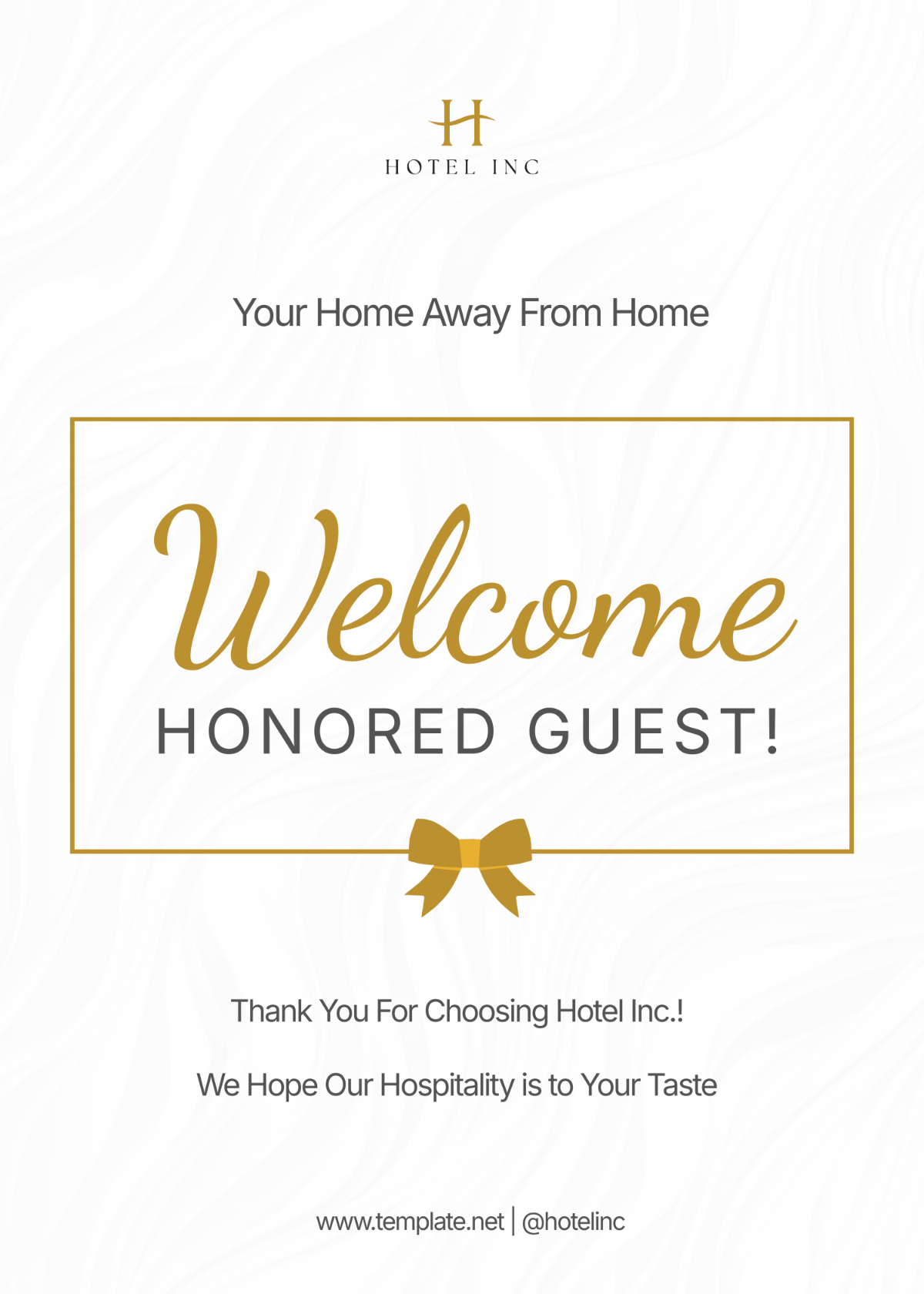 Hotel Greeting Card Template - Edit Online & Download