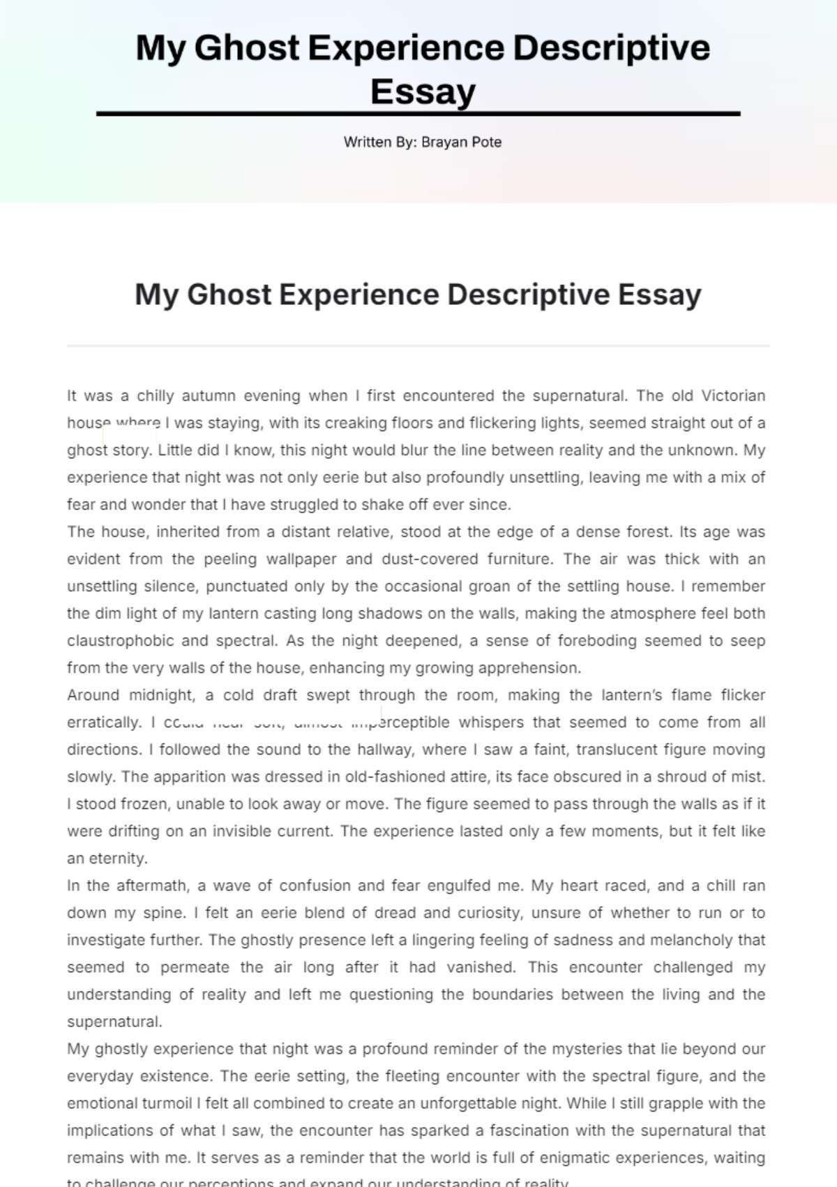 Page 3 FREE Essay Templates & Examples - Edit Online & Download ...