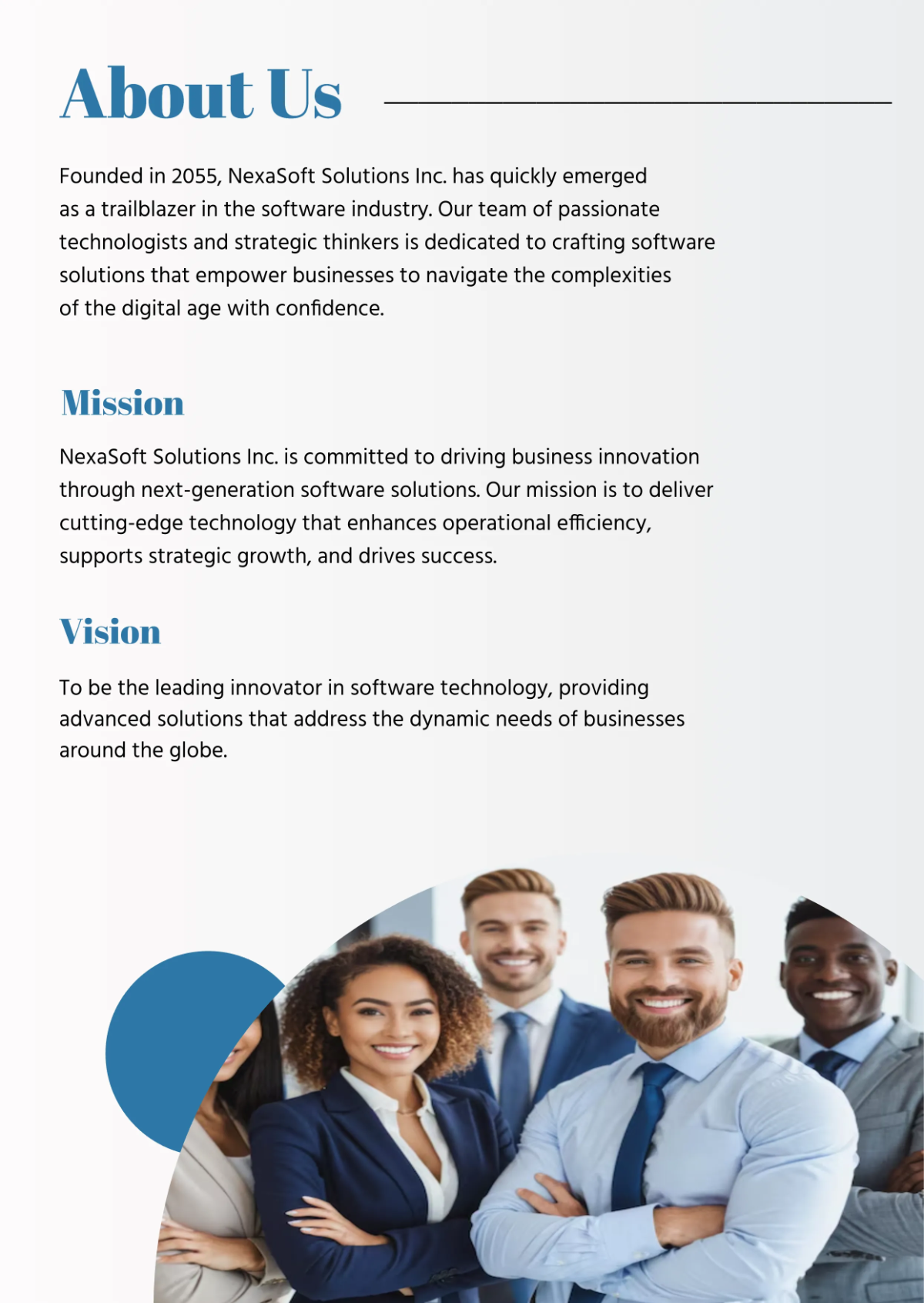 Free Customer Business Profile Template to Edit Online