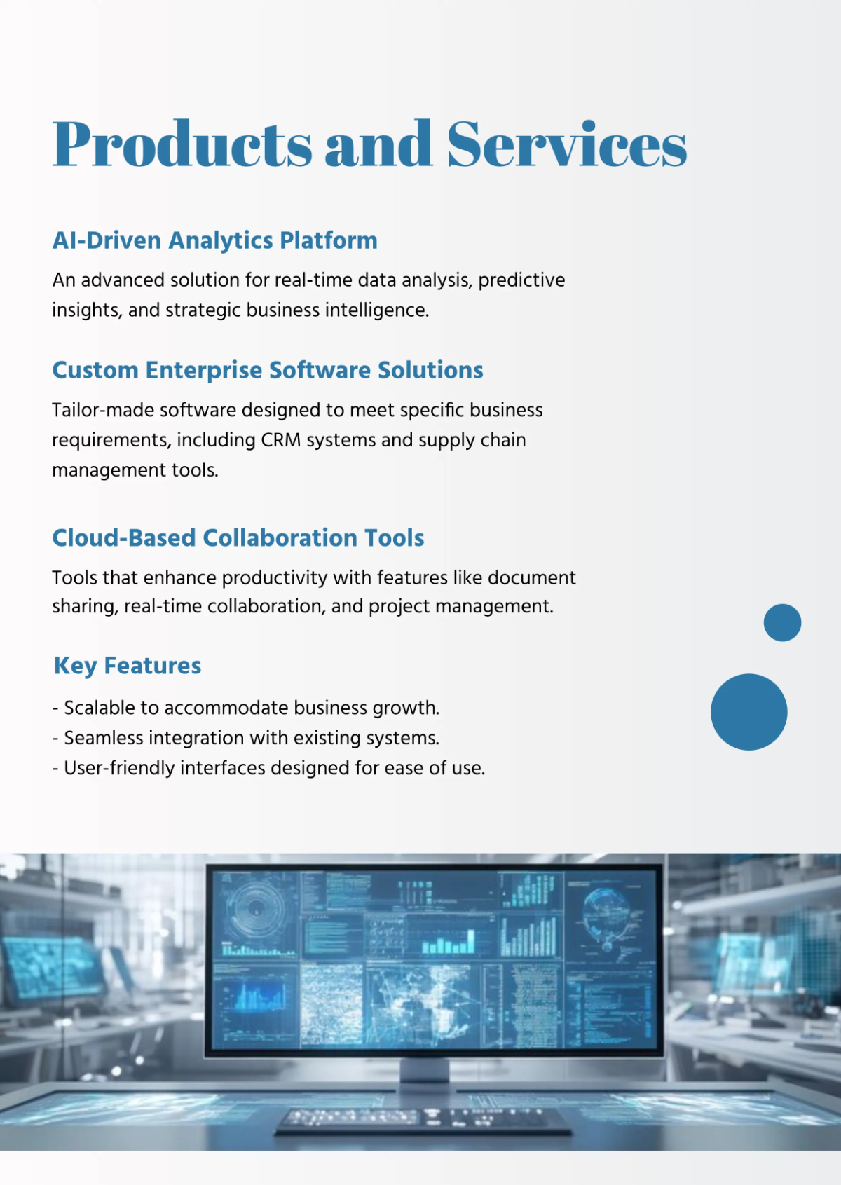 Free Customer Business Profile Template to Edit Online