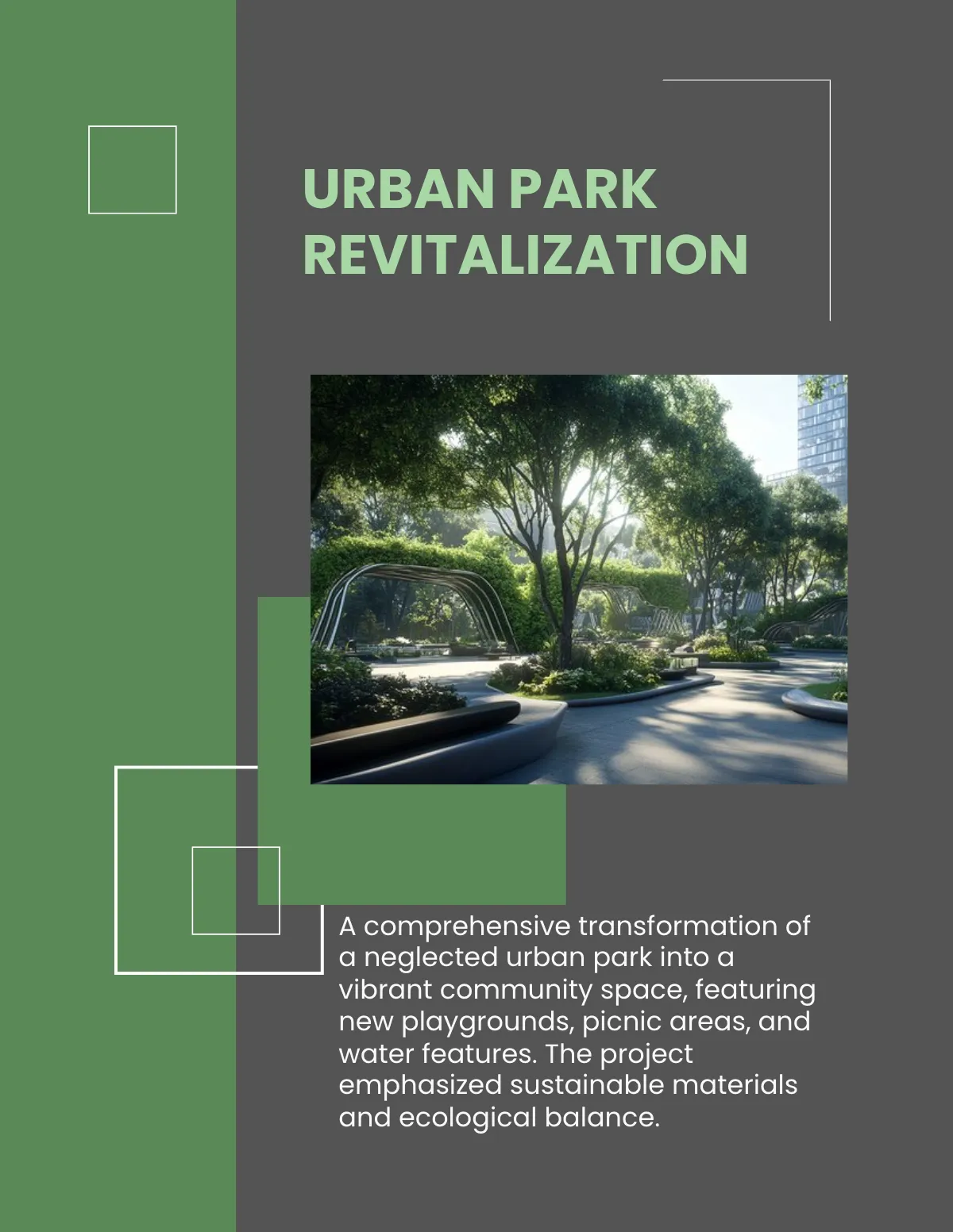 Free Architecture Landscape Portfolio Template to Edit Online