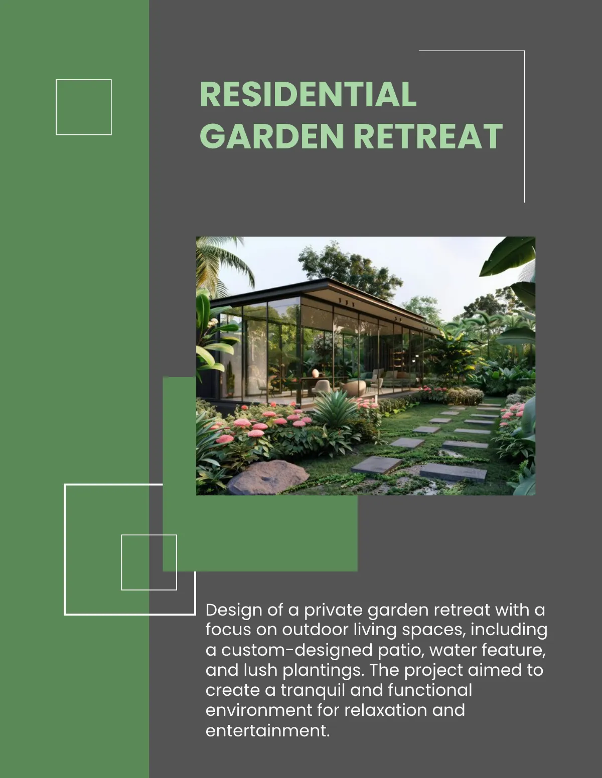 Free Architecture Landscape Portfolio Template to Edit Online