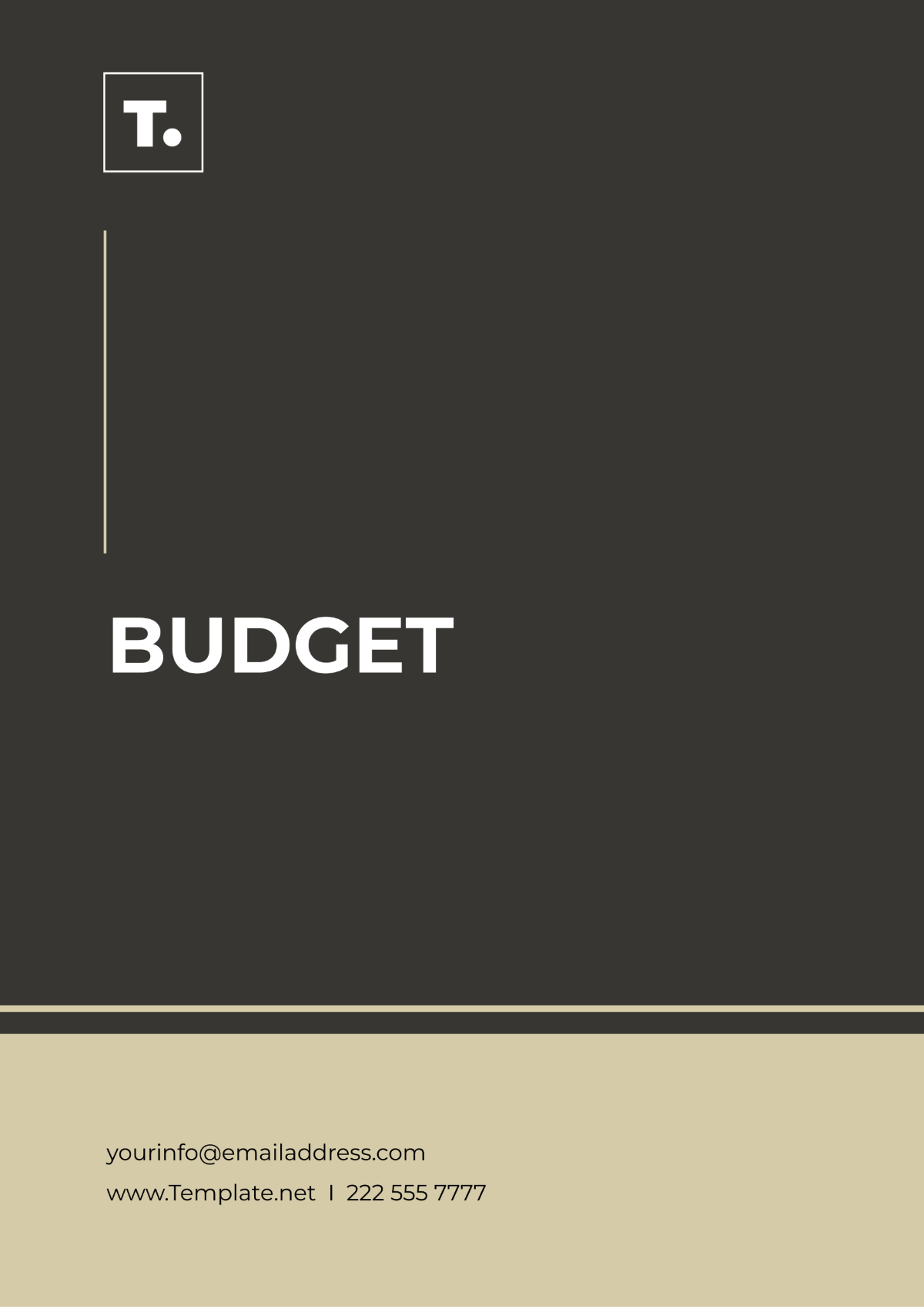 Budget Template - Edit Online & Download