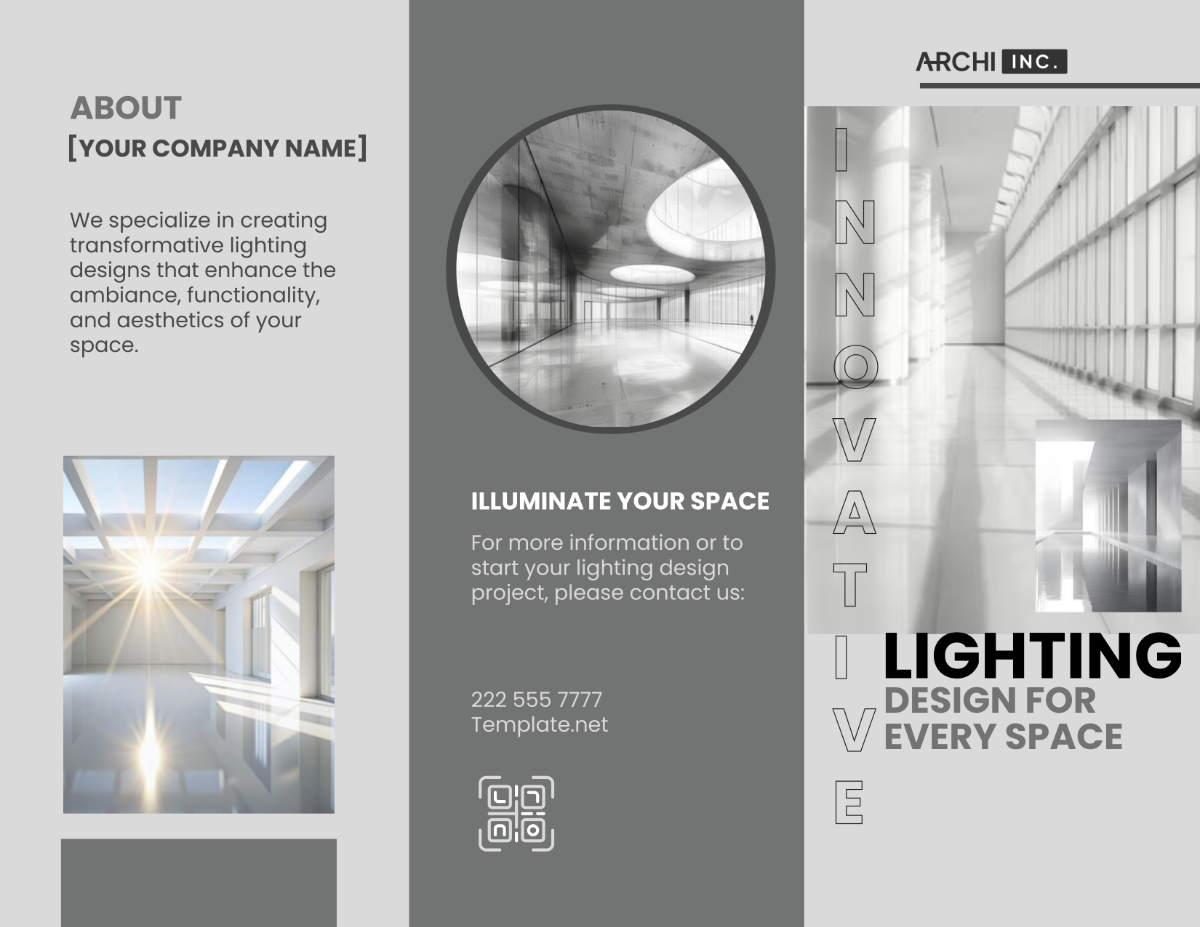 Architecture Clean Light Brochure Template - Edit Online & Download