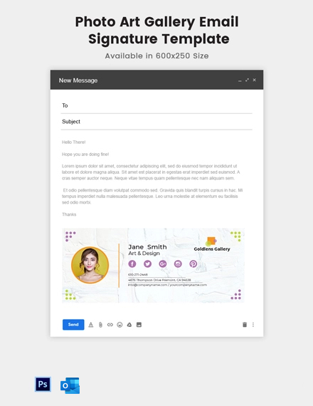 FREE Email Signature Outlook - Template Download | Template.net