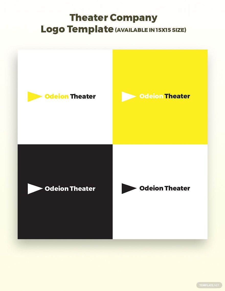 Theater Company Logo Template