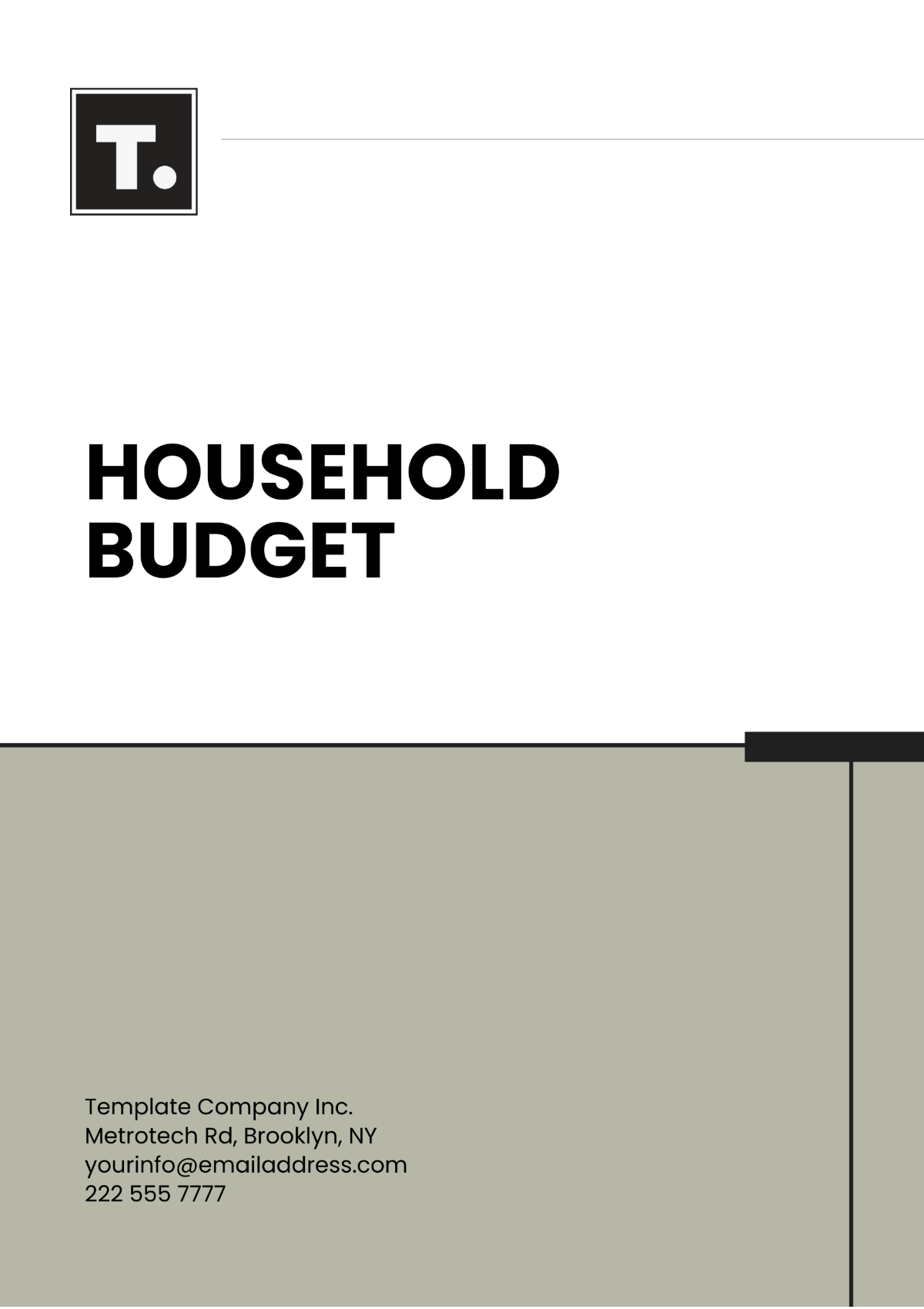 Household Budget Template - Edit Online & Download