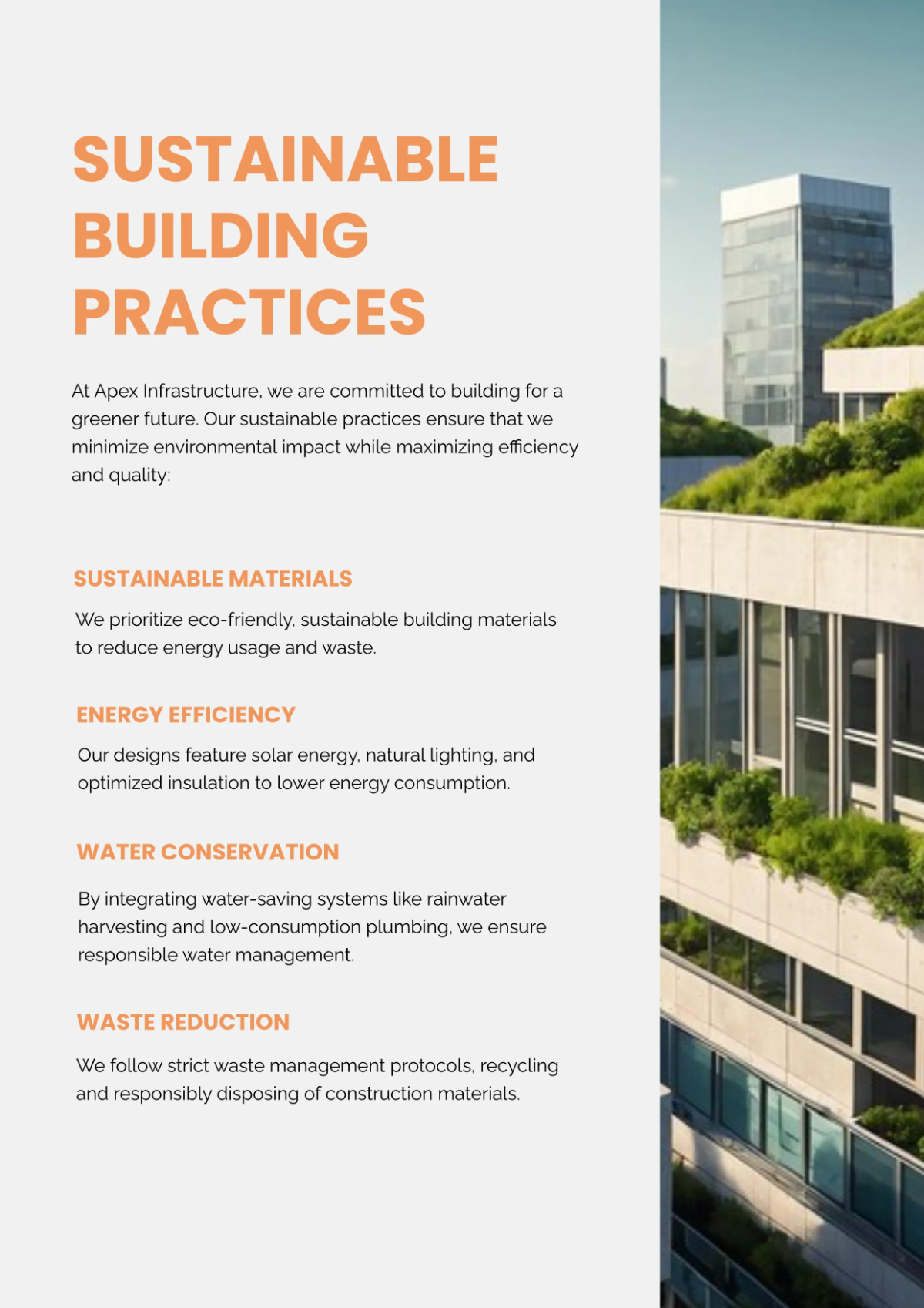 Free Construction Company Business Profile Template to Edit Online