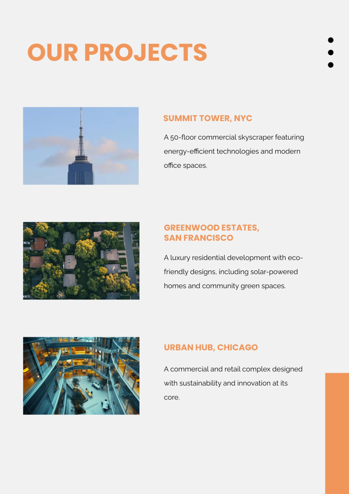 Free Construction Company Business Profile Template to Edit Online