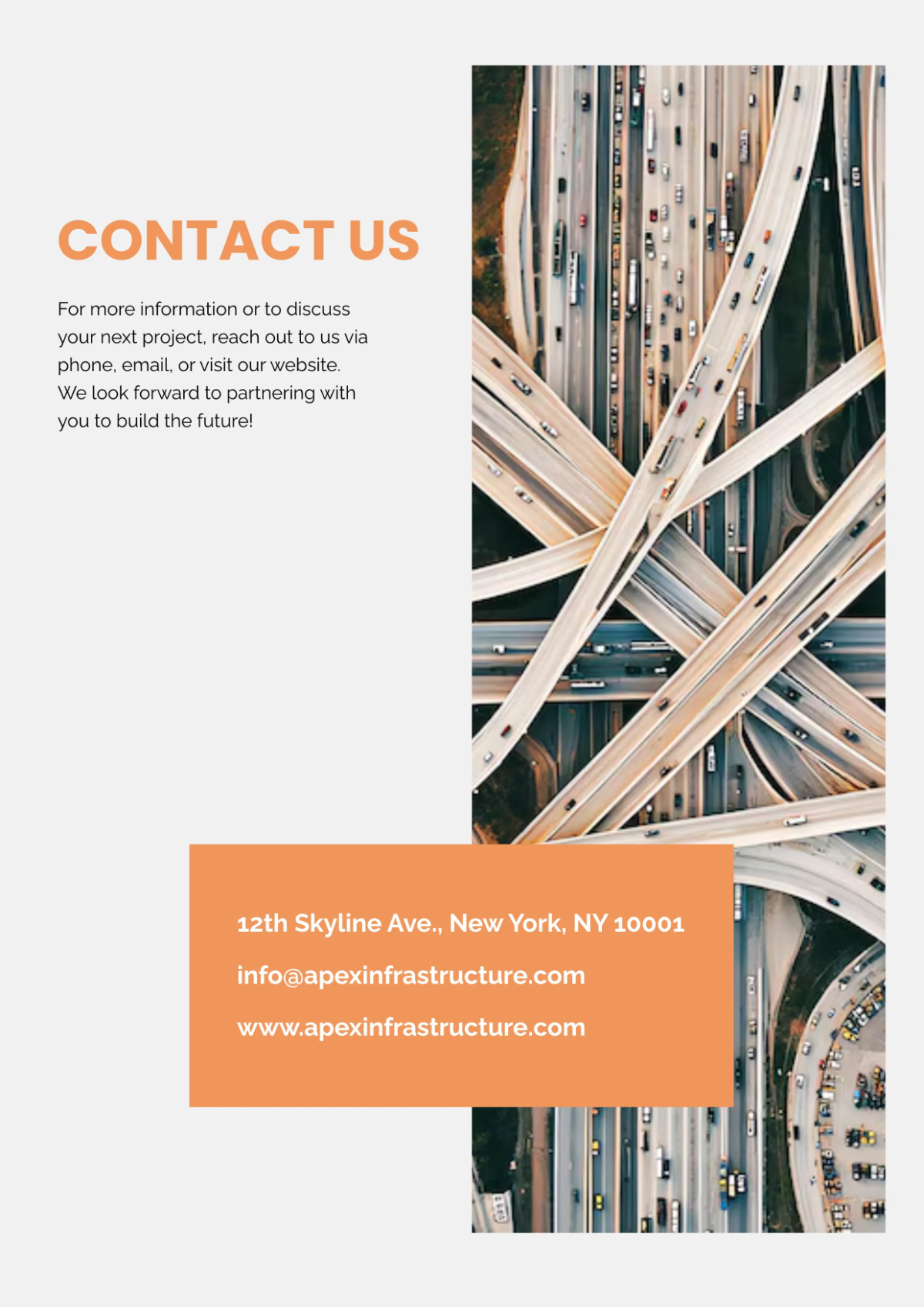 Free Construction Company Business Profile Template to Edit Online